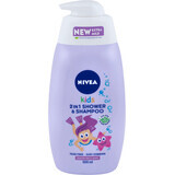 Nivea Kids 2en1 champú y gel de ducha con bayas, 500 ml