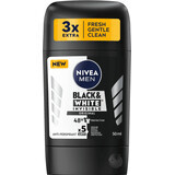 Nivea MEN Desodorante en barra para hombre B&amp;W Power, 50 ml