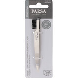 Parsa Beauty Pensetă cu perie de sprâncene, 1 buc