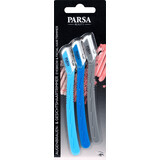 Parsa Beauty Rifinitore per sopracciglia e peli del viso, 3 pz.