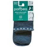 Pompea Calcetines cortos mujer Perlita calcetines gris, 1 pieza