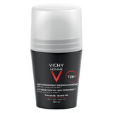 Vichy Homme Desodorante Roll-On Extreme Control para Hombre 72h, 50 ml