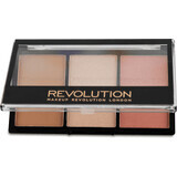 Revolution Ultra Sculpt &amp; Contour Kit Paleta de contorno Ultra Fair C01, 11 g