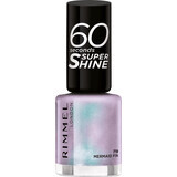 Rimmel London Nagellack 60 Seconds Super Shine 719 Meerjungfrauenflosse, 8 ml