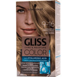 Schwarzkopf Gliss Color Tinte permanente 9-16 Rubio Frío Ultra Claro, 1 unidad