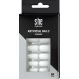 S-he colour&amp;style Classic uñas artificiales, 1 Set