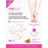 SHEFOOT Parches cosméticos para talones agrietados, 6 uds.