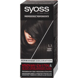 Syoss Color Tinte permanente 1-1 Negro, 1 ud.