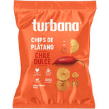 Turbana Chips de plátano con guindilla dulce, 85 g