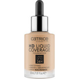 Catrice Base de maquillaje HD Liquid Coverage 032 Nude Beige, 30 ml