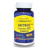 Detrix Forte Vitamina D3 5000 UI, 60 cápsulas, Herbagetica