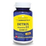 Detrix Vitamina D3 3000 IU, 60 cápsulas, Herbagetica