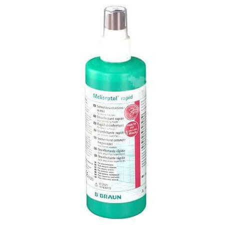 Desinfectante zonas pequeñas, Meliseptol quick, 250 ml, Braun