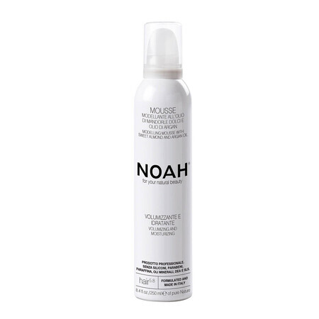 Spuma naturala volumizanta pentru par, cu ulei de argan, Noah, 250 ml