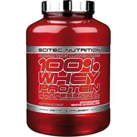 100% Whey Protein Professional Proteína de suero de avellana y chocolate, 2.350 g, Scitec Nutrition