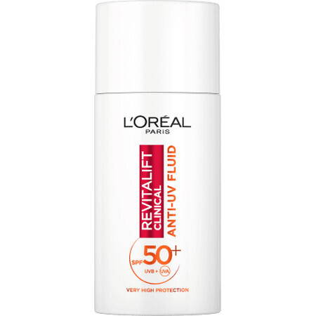 Loreal Crema Antioxidante Textura Fluida Enriquecida con Vitamina C*, 50 ml