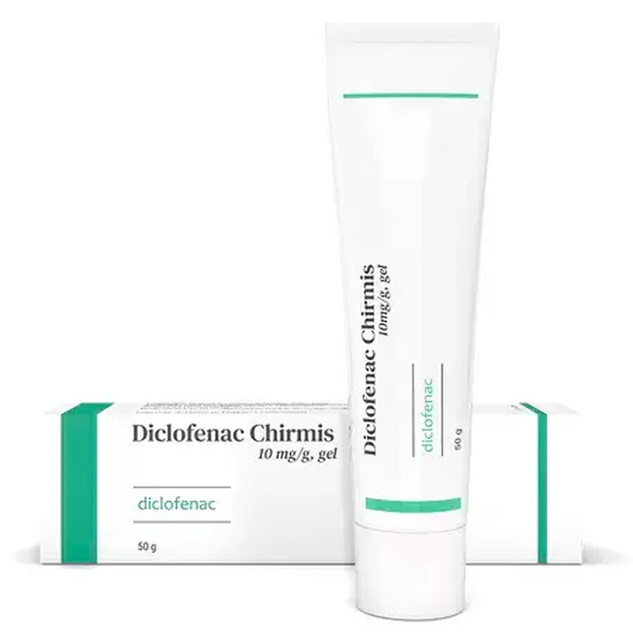 Diclofenac Gel Chirmis, 50 g, Tis Farmaceutic