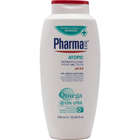 PharmaLine Gel de ducha para pieles atópicas, 750 ml