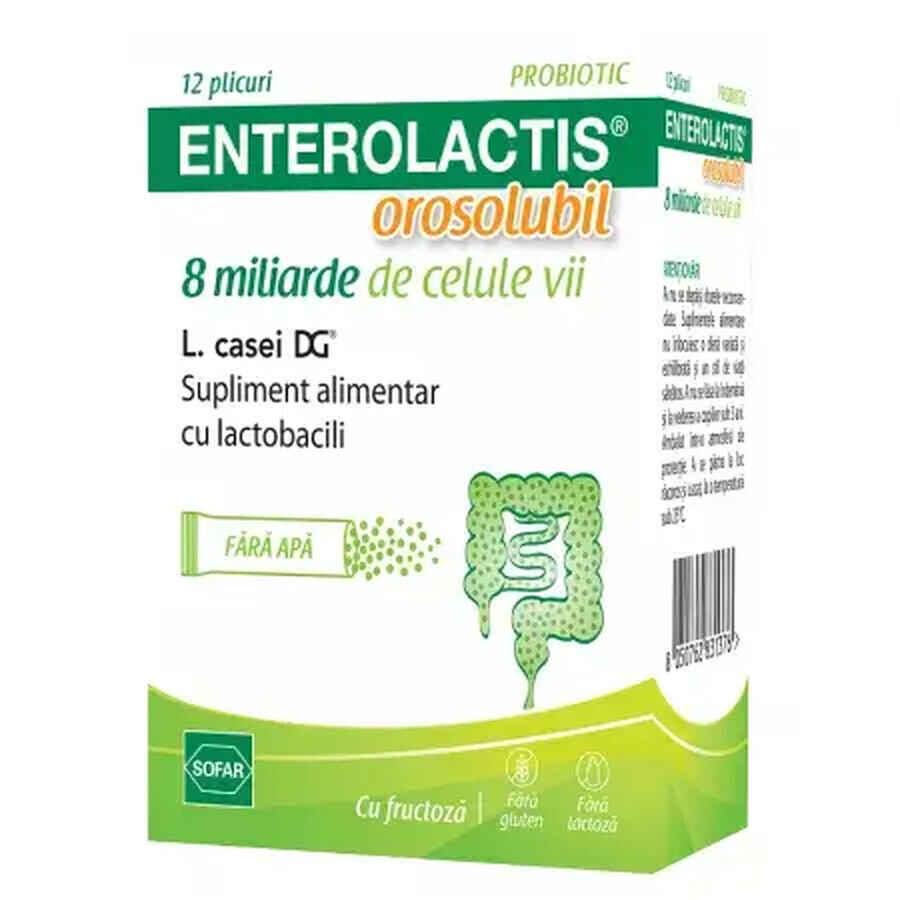 Enterolactis orosoluble, 12 sobres, Sofar comentarios