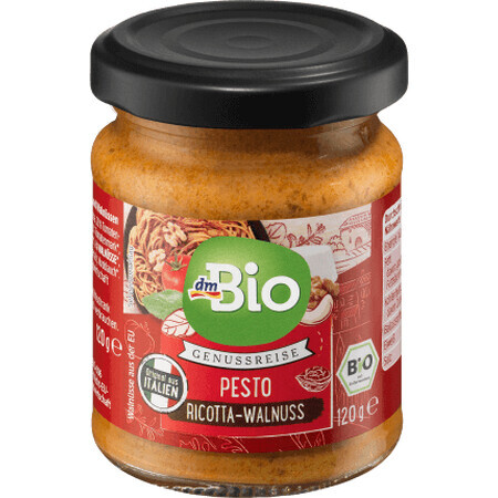 DmBio Pesto ricotta cu nuci, ECO, 120 g