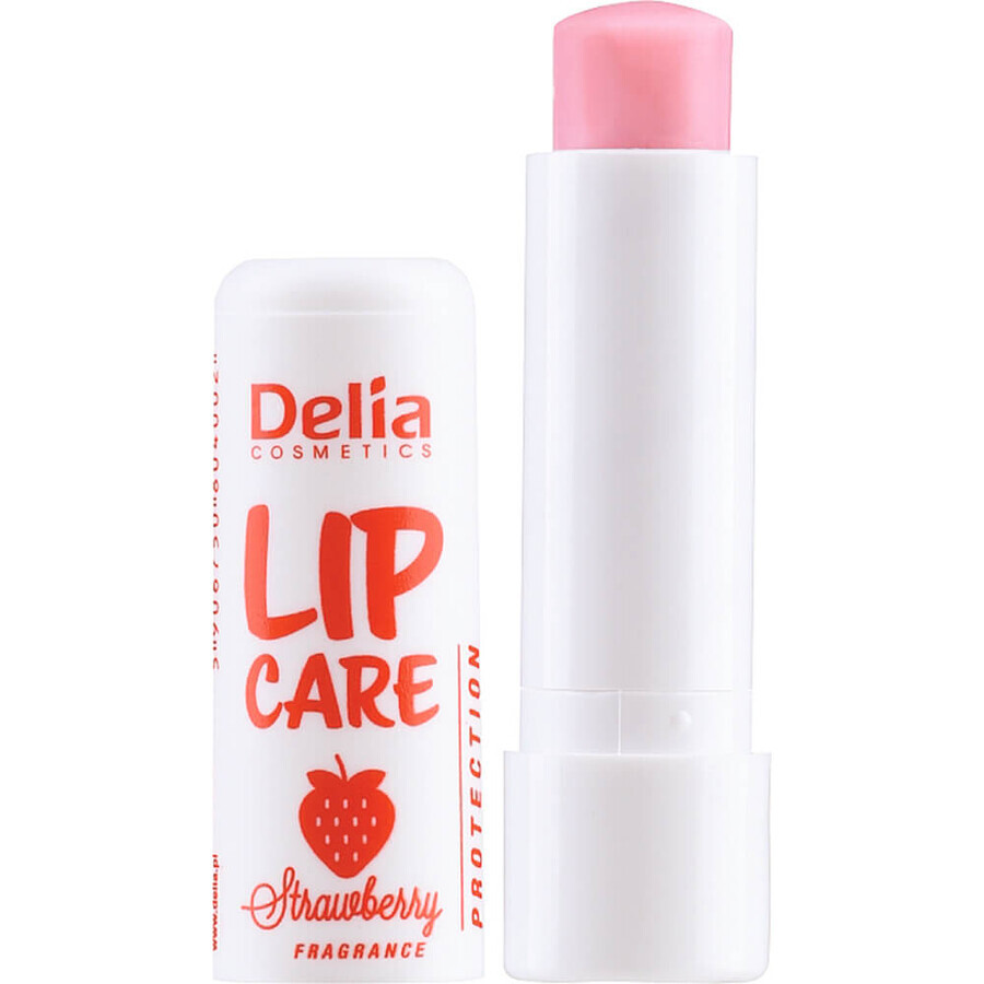 Bálsamo labial sabor fresa, 4,9 g, Delia