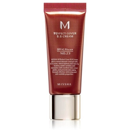 BB Cream M Perfect Cover SPF42/PA+++, 20 ml, nuance 23, Missha