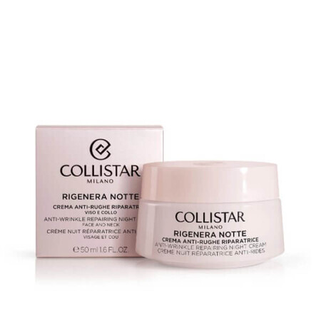 Rigenera Crema de Noche Antiarrugas, 50 ml, Collistar