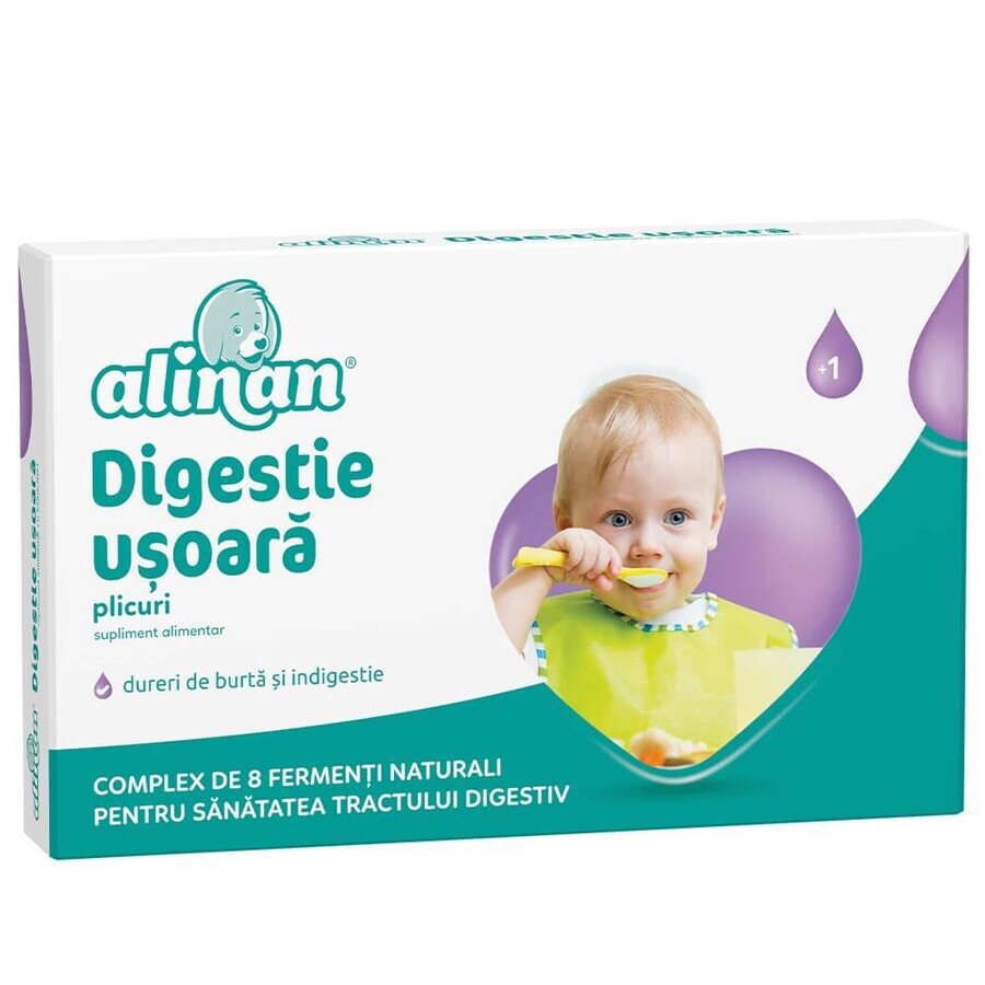 Digestie ușoară Alinan, 10 bustine, Fiterman