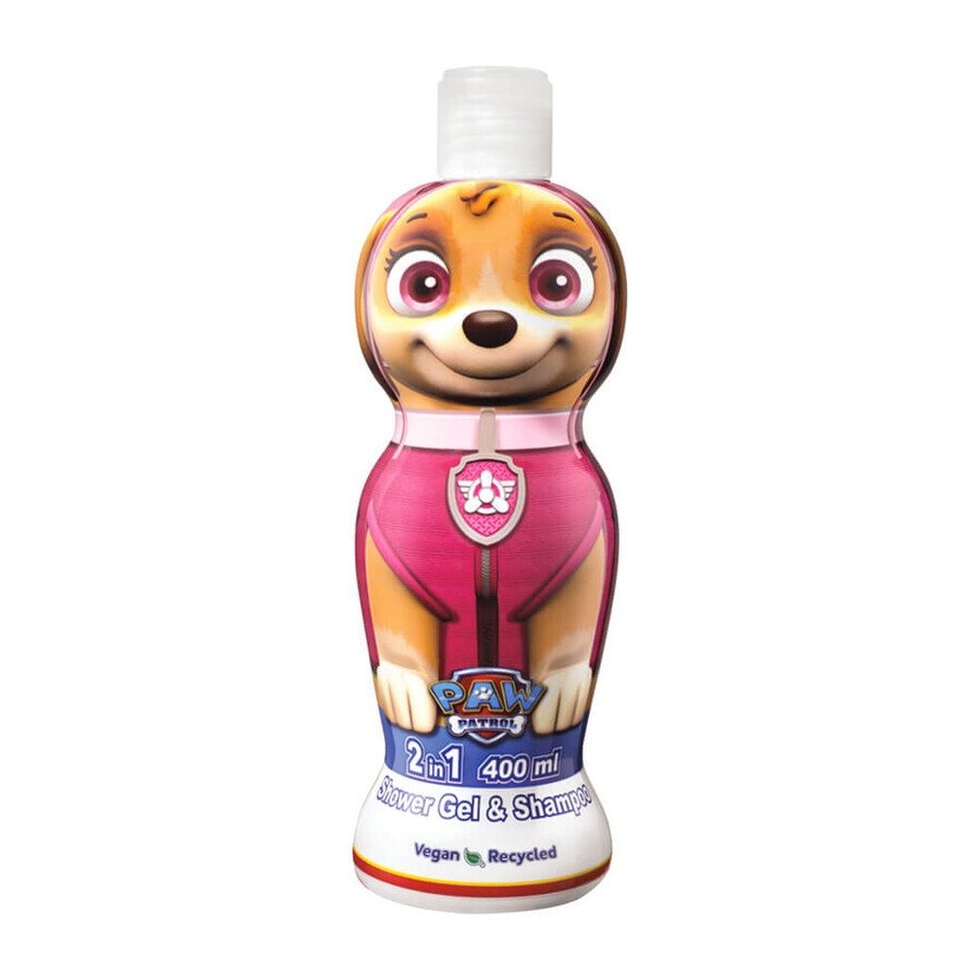 Champú y gel de ducha Paw Patrol Skye, 400 ml, Air Val