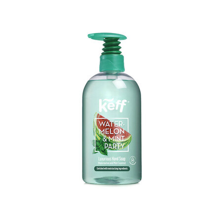 Jabón líquido de manos con aroma de melón y menta, 500 ml, Keff