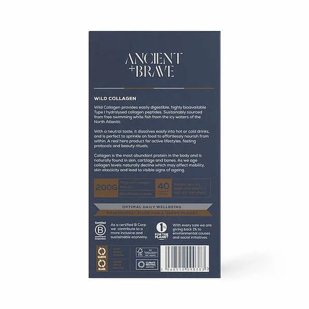 Colagen marin hidrolizat Wild Collagen, 200 g, Ancient and Brave