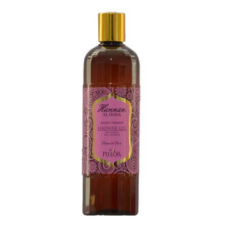 Gel de Ducha Rosa Damascena, 400 ml, Pielor Hammam