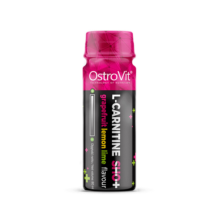 L-Carnitine Liquid Shot, 2500 mg, 80 ml, Ostrovit