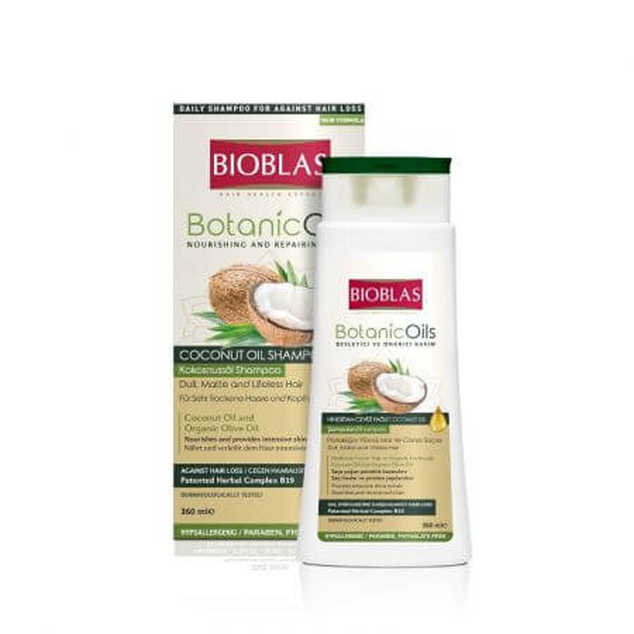 Haarshampoo Botanics Kokosolie, 360 ml, Bioblas