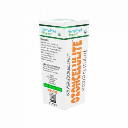 Ozone Olio ozonizzato cellulite, 20 ml, HempMed Pharma