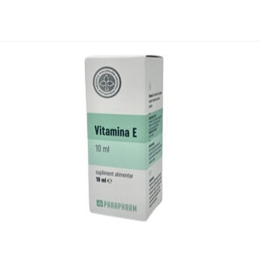 Solución de vitamina E, 10 ml, Parapharm