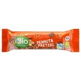 DmBio Peanut bar with ECO pretzels, 35 g