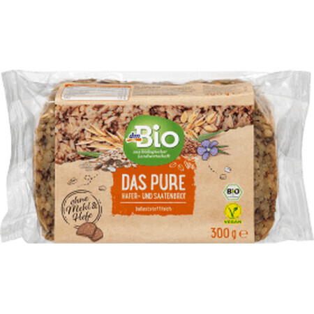 DmBio Pâine cu ovăz și semințe ECO, 300 g