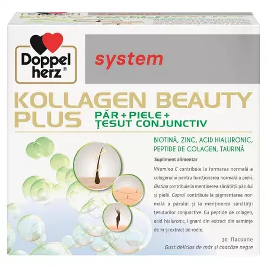 Kollagen Beauty system, 30 Trinkfläschchen, Doppelherz  Bewertungen