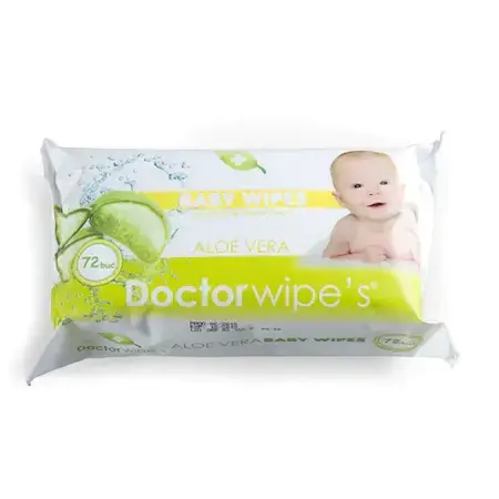 Salviette umidificate ALOE FC x 72 pz, Dr. Wipes