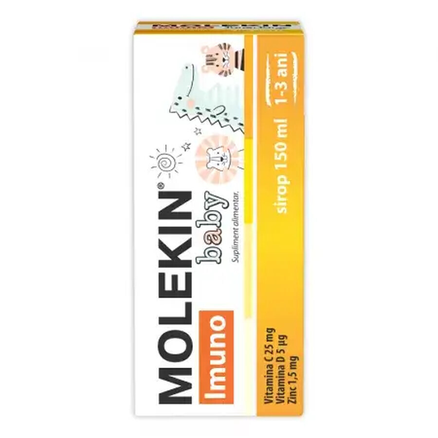 Molekin Imuno Jarabe para bebés 1-3 años, 150 ml, Zdrovit