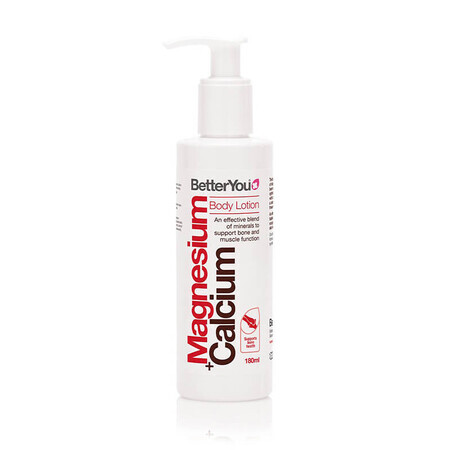 Magnesium + Calcium Körperlotion (180 ml), BetterYou