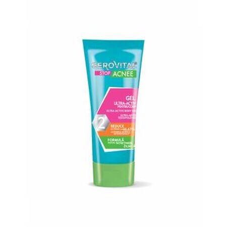 Gerovital Stop Acné Gel Ultra-Activo Corporal, 50ml, Farmec