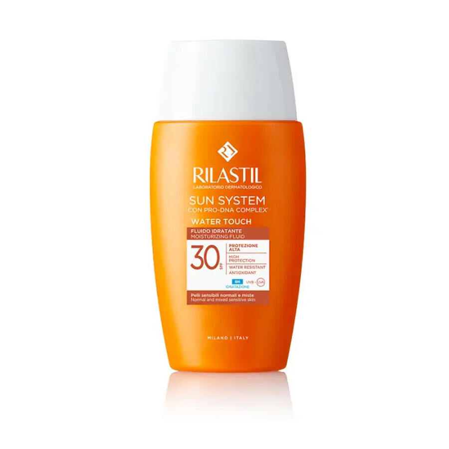 RILASTIL SUN SYSTEM Emulsión Fluida Hidratante Toque de Agua SPF30, 50 ml