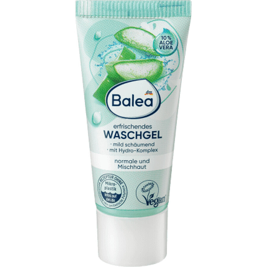 Balea gel de curățare facială cu aloe vera, 20 ml