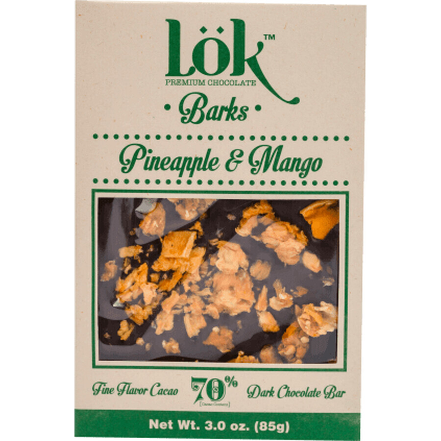 Lök Chocolate con piña y mango, 85 g