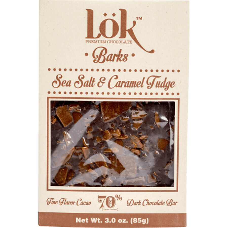 Lök Chocolate with caramel and sea salt, 85 g