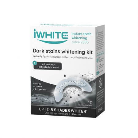 Kit per sbiancare i denti e rimuovere le macchie, iWhite