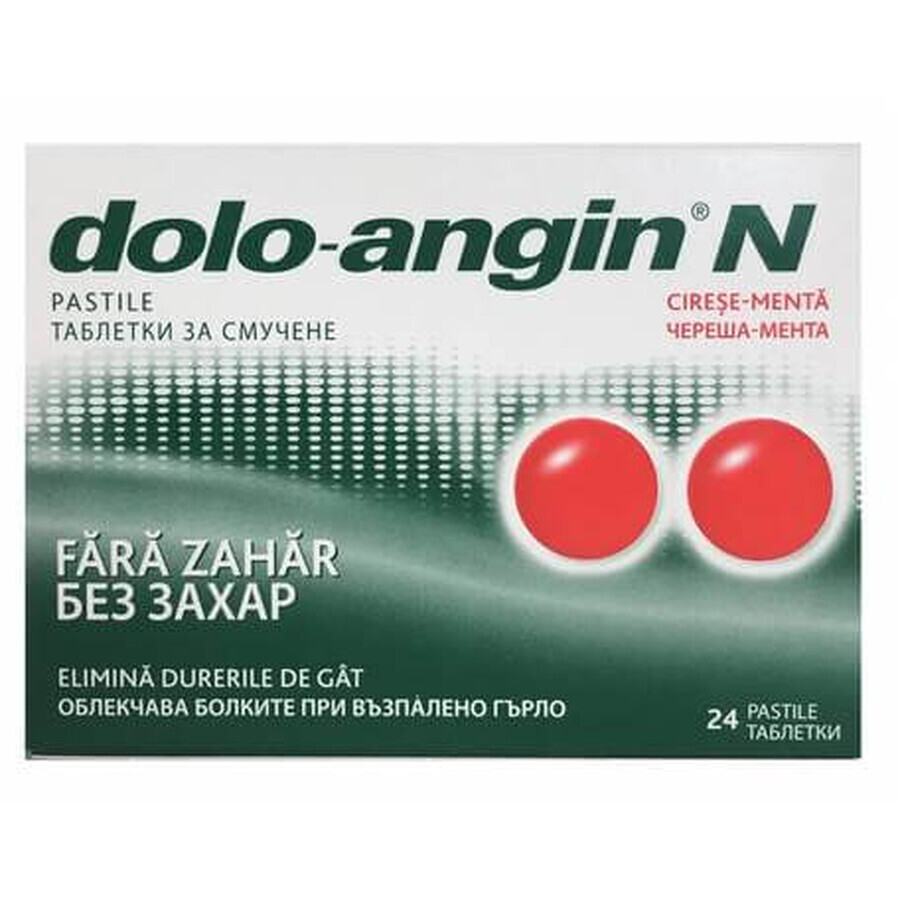 Dolo-Angin sin azúcar, 24 comprimidos, Divapharma