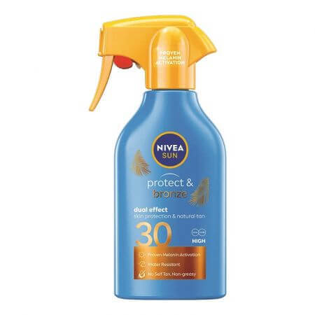 Spray con SPF30 Protect &amp; Bronze, 300 ml, Nivea Sun